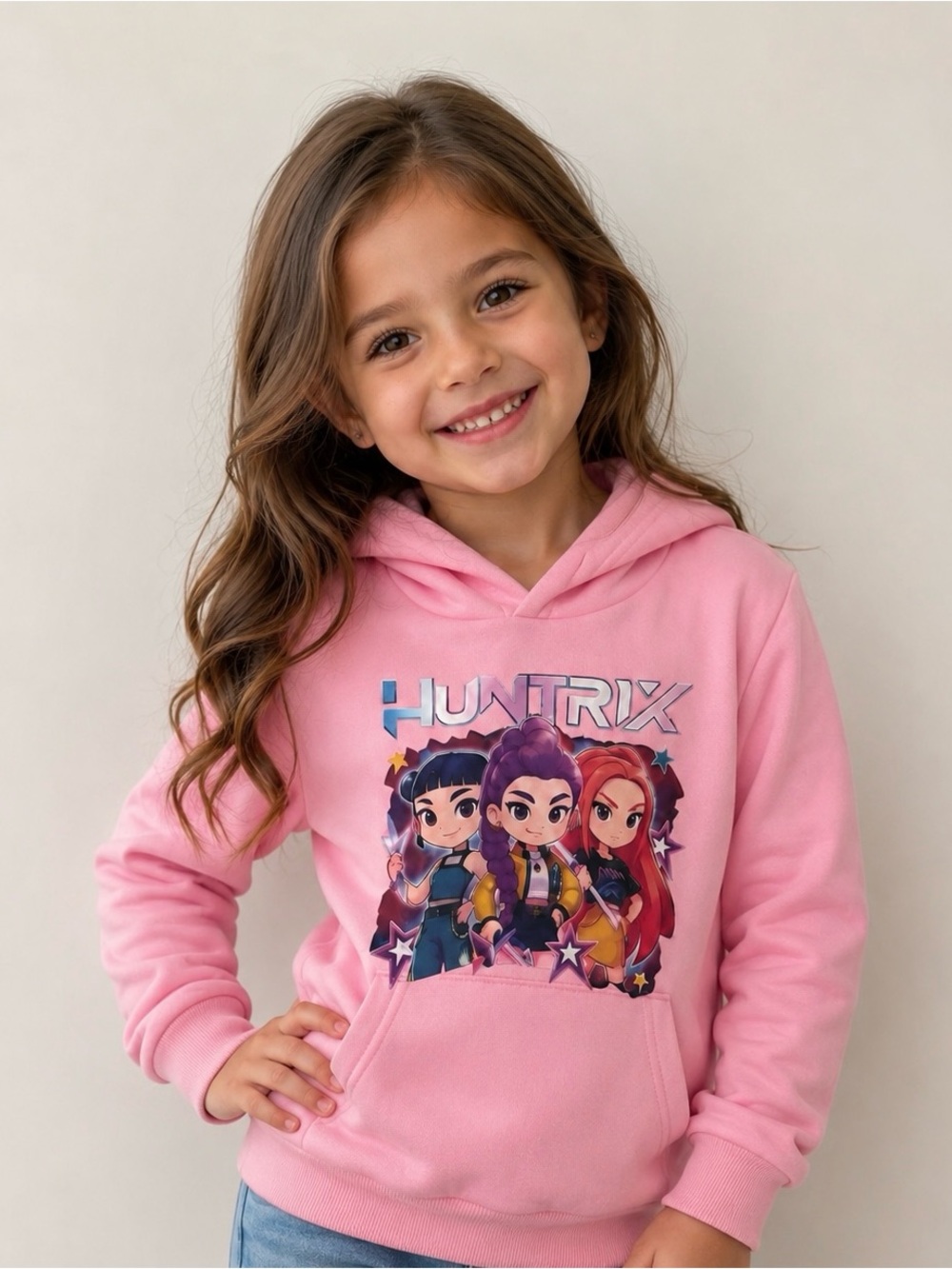 KPop Demon Hunter Pink Hoodie - NWT